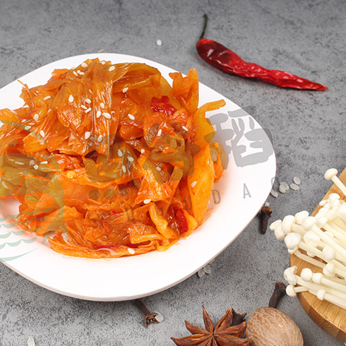 鱼谷稻烤鱼饭-辣白菜