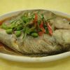 外婆烧中式快餐-葱油鲈鱼