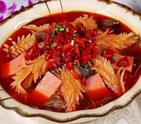 重庆毛血旺怎么做-正宗重庆毛血旺-鱼蛙传奇火锅菜品重庆毛血旺-3158招商加盟网