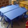 幼儿园塑料桌椅学习桌椅六人桌温州幼儿园桌椅生产厂家直销