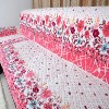 2013新款法兰绒防滑沙发垫红色小花组合沙发套沙发巾 厂家直销
