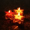 小号五角星星 玻璃 烛台 心形 蜡烛 欧式 浪漫 婚庆 礼 生日蜡烛