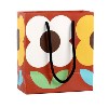 精美系绳手提袋 可爱糖果包装袋 咖啡底花朵礼品袋