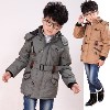 2013新款冬季童外套 男童 中大童加厚加长外套 韩版 童装棉衣