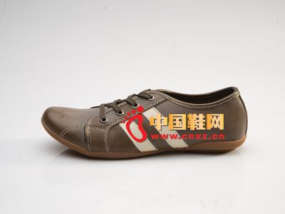 舒得乐系带软底简约舒适女士休闲皮鞋0803_舒