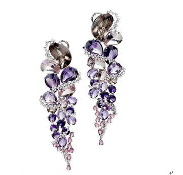 金翠福玉器珠宝产品-紫宝石发卡