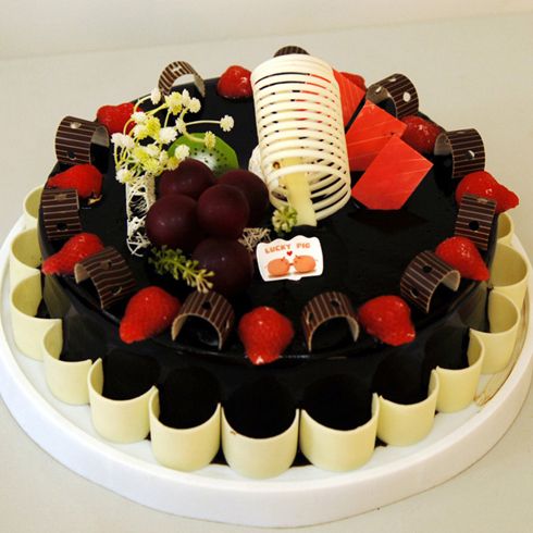澳美琪烘焙店产品-澳美琪黑巧克力蛋糕
