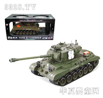 永行仿真遥控坦克(雪犳,绿色)_永行仿真遥控坦