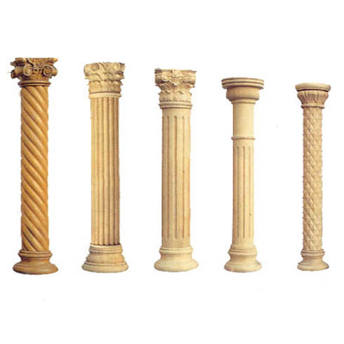 雅素丽艺术背景墙砖产品-罗马柱模型