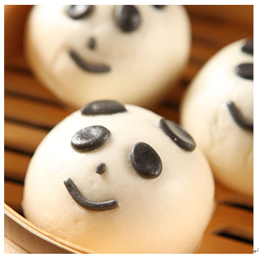 格朗合米线店美食产品-熊猫面孔面食