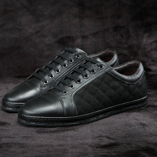 专业生产 意大利品牌男鞋AJ-228黑色 男士休闲