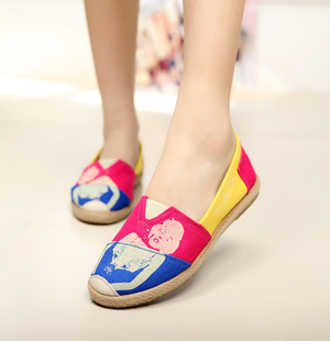 款潮女鞋子平跟低帮单鞋韩版学生休闲帆布鞋批