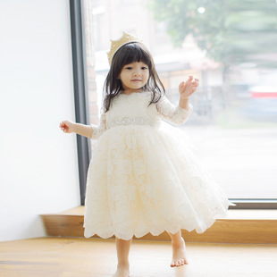 韩国RUAJ女童装韩版公主裙花童礼服高档外贸