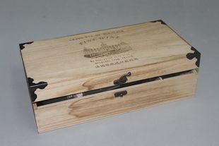 厂家批发木质高档红酒包装盒 天然实木 木制礼