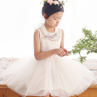 15女童裙子 韩版儿童蕾丝连衣裙 女童公主裙 女