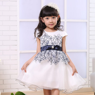 2015儿童装夏款韩版外贸原单品牌童裙公主裙
