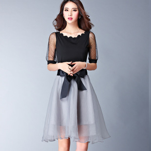 2015夏季新款韩版时尚套裙女装修身两件套欧