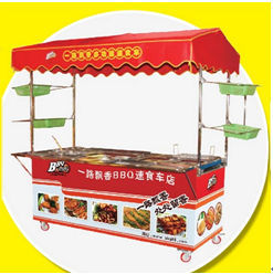 一路飘香小吃车-多功能大篷车