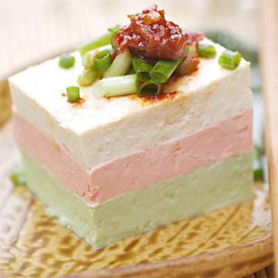 仙豆仙花生豆腐-彩色蔬果豆腐