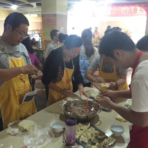 学包馄饨