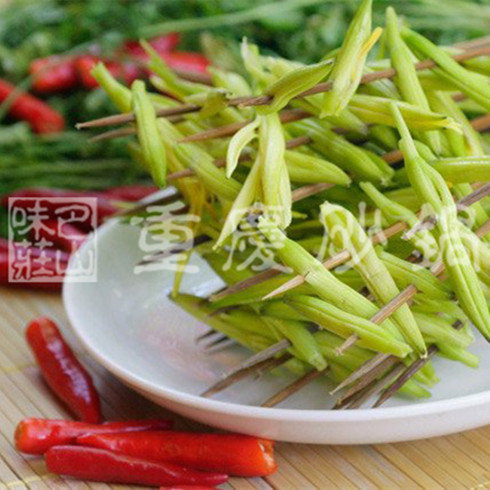 巴山味庄砂锅串串-黄花菜