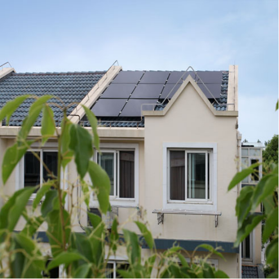 汉能 户用楼房别墅 光伏并网发电系统 旗舰系列 2kw 太阳能电池板