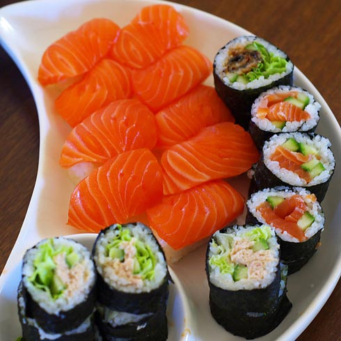 生鱼片寿司系列