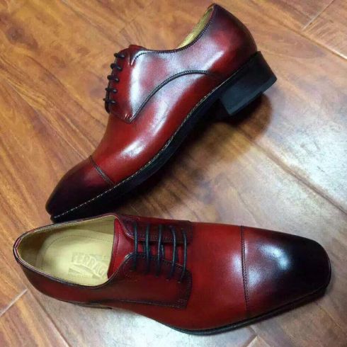 香港专柜同步固特异真皮鞋手工鞋意大利绅士高