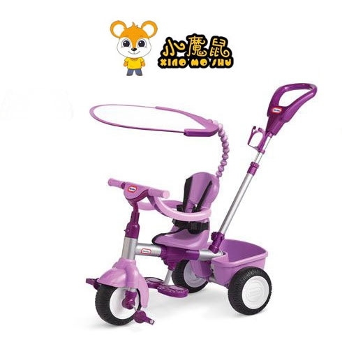 小魔鼠童车-紫色幼儿三轮车