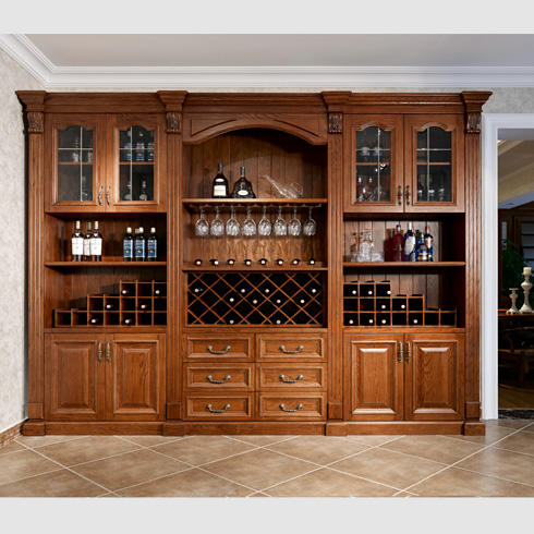 实木酒柜酒窖经典设计