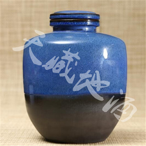 10斤彩釉酒坛（蓝）