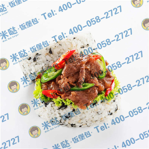 芝士鸡排饭堡包