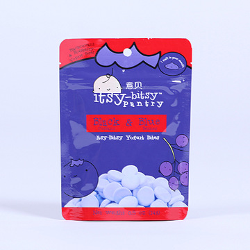 新西兰进口意贝 蓝莓味酸乳溶豆 婴儿童宝宝零
