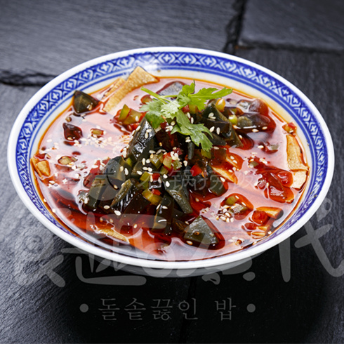 食趣石代韩式石锅捞饭-皮蛋豆腐