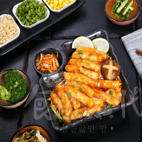 食趣石代韩式石锅捞饭-辣炒糕条