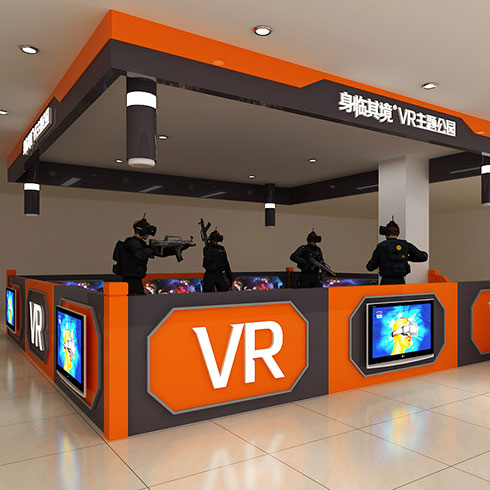 身临其境VR主题公园-游戏大厅店面效果图