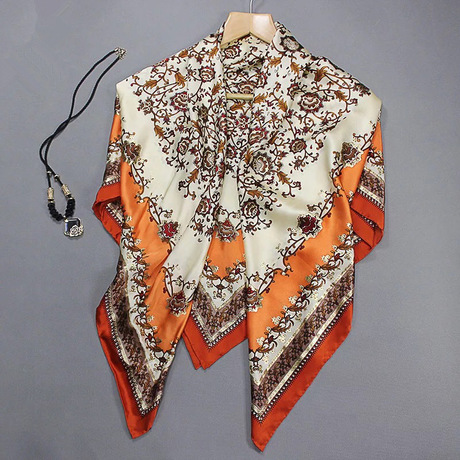 新款女士围巾批发长款格纹纱巾女春秋冬季条纹