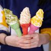 芭贝乐冰淇淋-三色圆筒冰淇淋