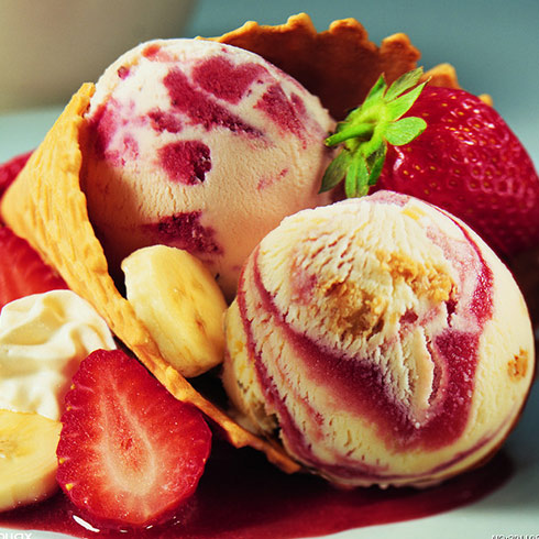 妙言果冻冰淇淋-草莓冰淇淋