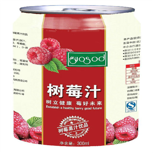 树莓果汁饮料300ml