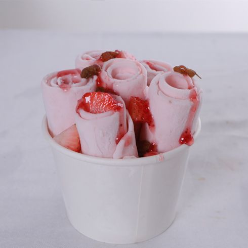 百味密码冻酸奶-草莓炒酸奶