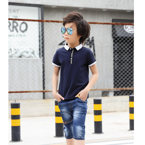 贝蕾尔-夏季男童短袖Polo衫