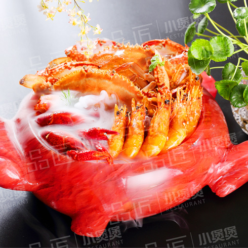品匠小煲煲快餐-招财虾蟹煲
