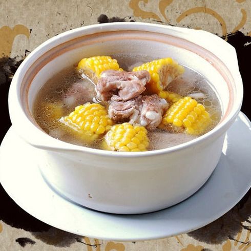巧仙婆砂锅焖鱼饭快餐-玉米排骨汤