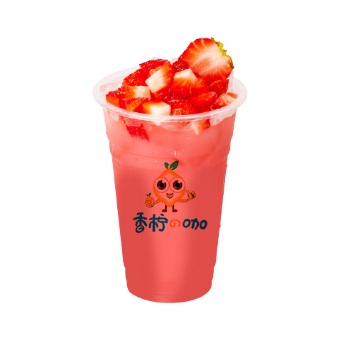 香柠之咖特色茶饮-美味草莓奶昔