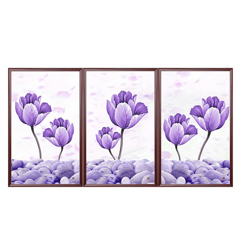 碳晶电暖画--紫石花