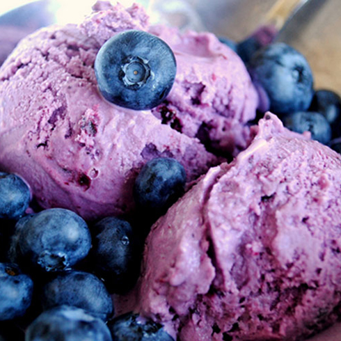 堂代甜品-蓝莓冰淇淋