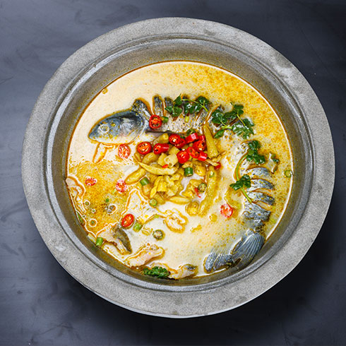 壹锅蒸能量蒸汽石锅鱼-鲜嫩营养鱼汤