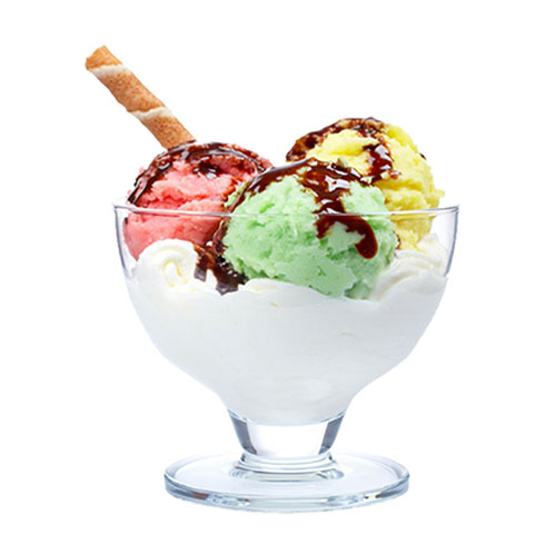 蓝约小镇冰淇淋-三色冰淇淋球