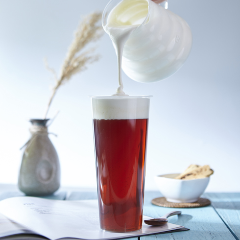 雅岛英皇茶-猫山王奶盖红玉茗茶